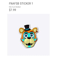 five nights at freddy's sticker